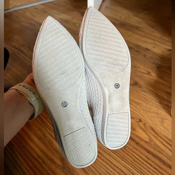 Rothy's Points in "Salt Honeycomb," cream/white, size 8, GUC - Picture 3 of 9
